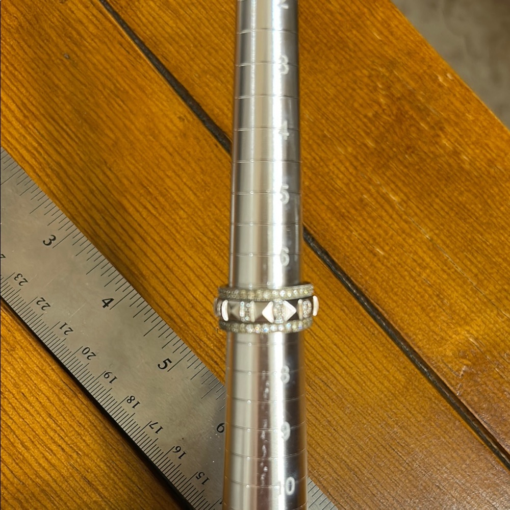 Ross Simmons Elegant Stackable Silver Women's Ring - image 2